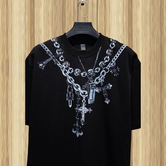 Chrome Hearts Crew Neck Short Sleeve T-Shirt - Picture 2 of 3